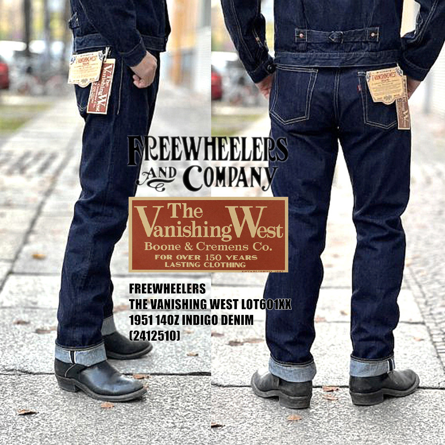 Levis Jeans 501 - FREEWHEELERS 601XX 1951, five bags of