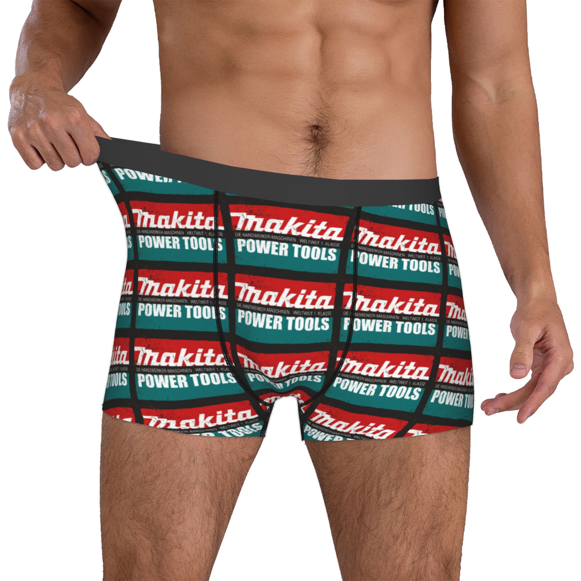 Boxer Shorts Modal - Male Novelty Vintage Makita Power Tools