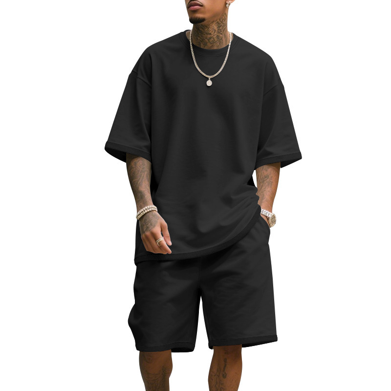 Men's Casual Two Piece Set Sum - огляд і ціна T Shirt Tight Fit