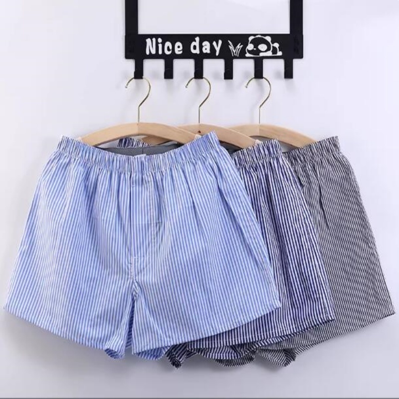 3 pc/lot M-3XL Classic Plaid M - огляд і ціна Boxer Brief Pack Cotton