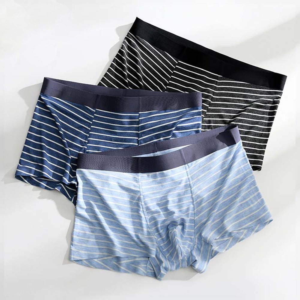Men Soft Striped Boxers Underw - огляд і ціна Boxer Shorts Modal